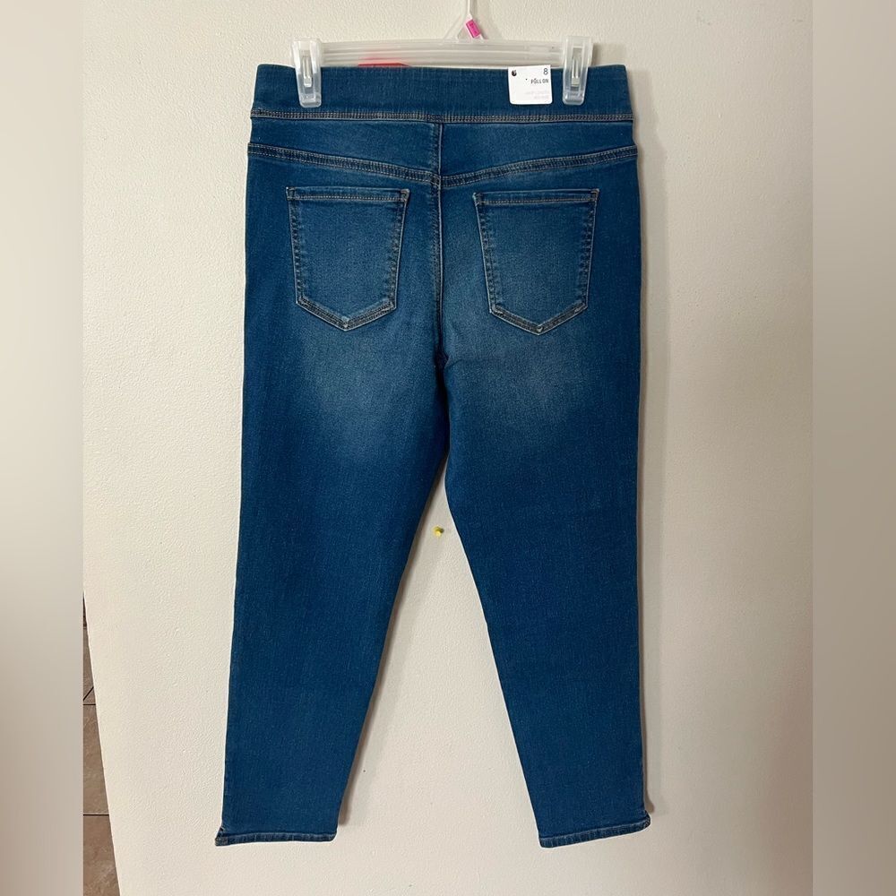 GLORIA VANDERBILT WOMEN’S MID-RISE PULL-ON PANTS CROP LENGTH SIZE: 8 - Picture 2 of 8